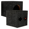 Weiweiguan 1 Pair Subwoofer Box Single Car Speaker Enclosure Square Sub