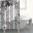 thumbnail image 5 of Waterproof Pioneer Shower Curtain 72x84 Inch Polyester Unique Cute Floral Shower Curtain for Bathroom Hotel Home Decor with 12 Plastic Hooks, 5 of 5