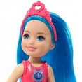 thumbnail image 2 of Barbie Dreamtopia Chelsea Sprite Doll, 7-Inch, With Blue Hair Wearing Fashion And Accessories, 2 of 5