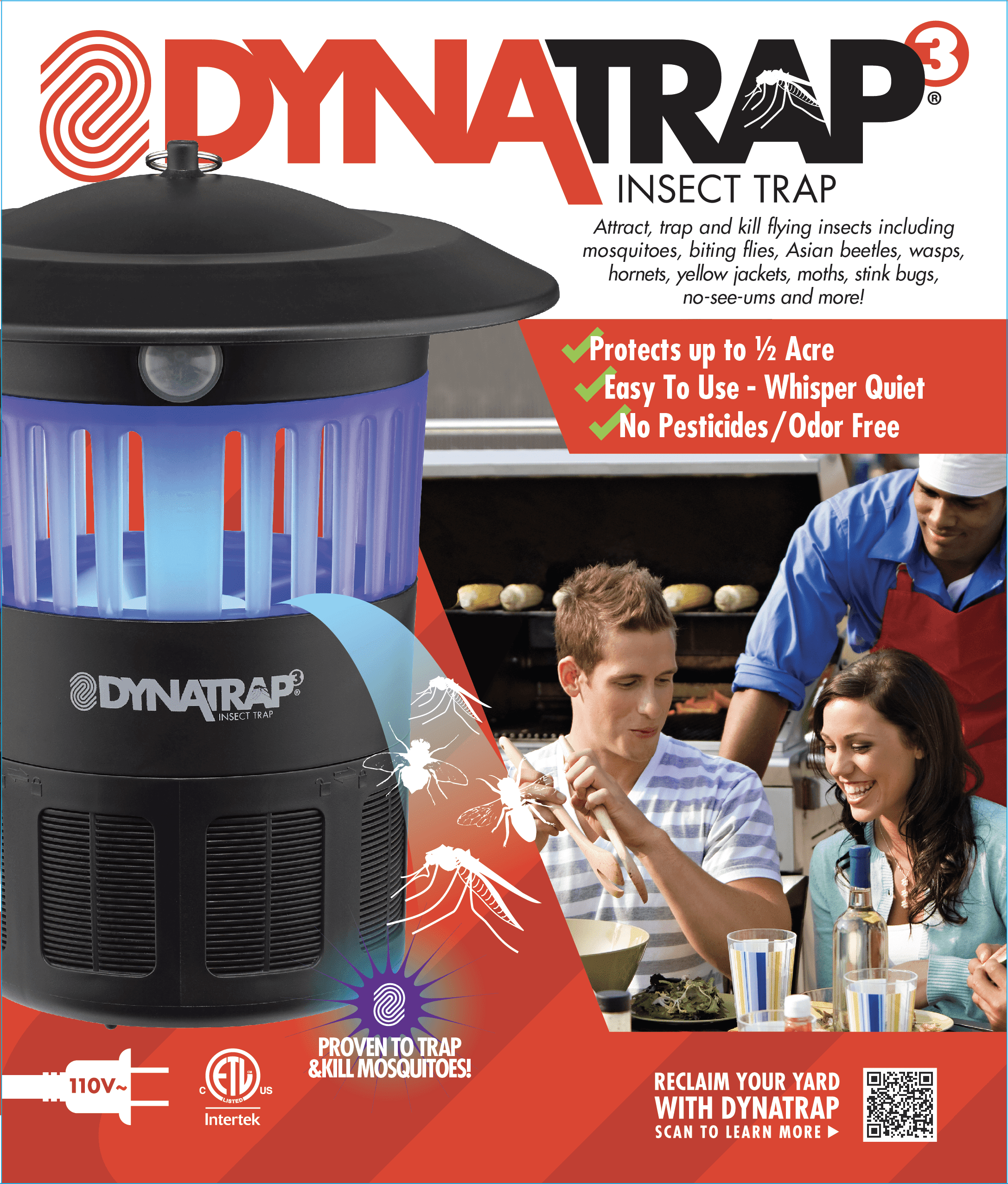DynaTrap 1/4Acre Tungsten Decora Series Insect Trap, 44 OFF