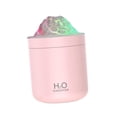 thumbnail image 3 of Humidificador portátil Humidificador de escritorio 500 ml 2 modos de pulverización Humidificador pequeño para Rosa, 3 of 9