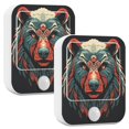 thumbnail image 2 of Bear Head Grey Night Lights Plug into Wall LED with Auto Light Sensor Warm Light for Kids Hallway Bedroom Living Room Kitchen Bathroom Set of 2, 2 of 7