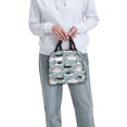 thumbnail image 6 of Kdxio Swan Princess On Lake Print Insulated Lunch Bag,Reusable Tote Lunch Box for Women Men,Leakproof Cooler Lunch Bags for Work Office Travel Picnic, 6 of 6