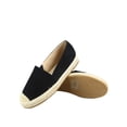 thumbnail image 2 of Expo-17 Women's Comfort Espadrille Slip On Round Toe Flat Shoes ( Black, 8.5 ), 2 of 2