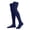 Navy, variant on MOJOGO Soft Thigh High Socks for Women Solid Breathable Socks Textured Socks for Spring Summer Free Size