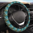 thumbnail image 6 of KLL Car Steering Wheel Cover, Universal 15 inch, Soft Elastic and Comfortable,Car Accessories Decorations Impressionist Village Sky, 6 of 6