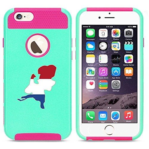 Apple iPhone SE Shockproof Impact Hard Soft Case Cover Netherlands Dutch Flag...