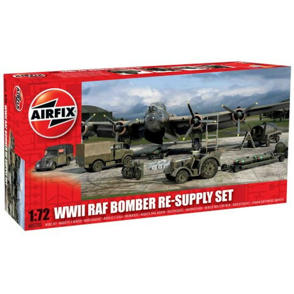 Airfix A05330 WWII RAF Bomber Re-Supply Set, 1:72 Scale