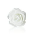 thumbnail image 3 of Cateissary Paquete de 50 flores biónicas artificiales, rosas de simulación de espuma PE, decoraciones de flores falsas, regalos de compromiso para bodas y Kits de decoración para fiestas Blanco Cateissary  JJ18310-05, 3 of 6