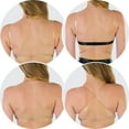 thumbnail image 2 of ToBeInStyle Women's Padded Wired Bra with Clear Convertible Straps - Black - 40C, 2 of 5