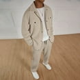 thumbnail image 2 of Kalauyu Men's Tracksuits Casual Sweatsuit 2 Piece Full Zip Sweatshirt and Sweatpants Set Athletic Jogging Suit, 2 of 7