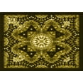 thumbnail image 1 of Ahgly Company Machine Washable Indoor Rectangle Transitional Black Brown Area Rugs, 8' x 12', 1 of 7