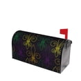 thumbnail image 3 of Haiem Mardi Gras Carnival Mailbox Covers Magnetic ,Mailbox Wraps Post Letter Box Cover for Holiday Garden Yard Decor-25.5x21 in, 3 of 9