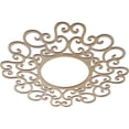 thumbnail image 2 of 34"OD x 13"ID x 1/4"T Reims Wood Fretwork Pierced Ceiling Medallion, Birch, 2 of 3