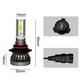 thumbnail image 4 of 2 PCS Mini 9005 / HB3 / H10 Bombillas de faros LED 36W 6000LM LED Luz de niebla integrada de haz alto y haz bajo, 4 of 4