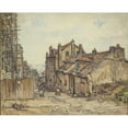 thumbnail image 3 of Germain David-Nillet 18x15 Black Modern Framed Museum Art Print Titled - Mimi Pinson's House in Montmartre (1923), 3 of 5