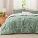 thumbnail image 1 of Juego de edredón Bedsure Queen Green con 1 edredón y 2 fundas de almohada, 1 of 7
