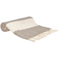 thumbnail image 3 of Deerlux 100% Cotton Turkish Bath Towel, 40 x 70 Diamond Peshtemal Set of 2, Beige, 3 of 8