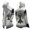 Light Gray, variant on Viking Knit Hoodie Cardigan Hooded Front Longline Sweater Style Pullover Open Design Light Gray L