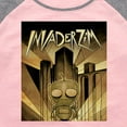 thumbnail image 3 of Invader ZIM - ZIM in Golden Metropolis - Toddler And Youth Girls Raglan Graphic T-Shirt, 3 of 4