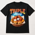 thumbnail image 3 of Triple Dipper Food Graphic T-Shirt, Unisex Classic Fit Tee, 3 of 9