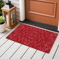 thumbnail image 4 of 2x3 Ft Entryway Area Rug, Valentine's Day Kitchen Rug Runner Washable Floor Mat, Red Roses Romantic Flowers Abstract Floral Non Slip Indoor Door Mat Throw Carpet for Bathroom Living Room Bedroom, 4 of 8