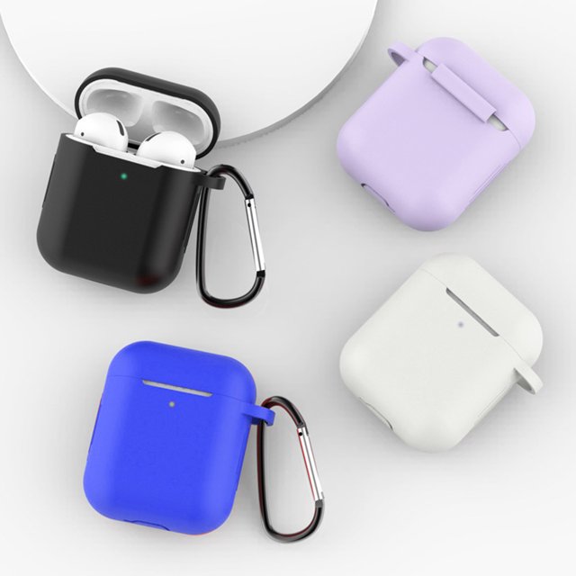 Gwong Electrónica Caja protectora de la caja protectora de la mini auricular de silicona con cordón para las vainas de aire 1 2