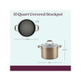 thumbnail image 3 of Anolon Advanced Home 10 Quart Hard-Anodized Nonstick Stockpot with Lid, Bronze, 3 of 4