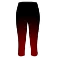thumbnail image 4 of Wdgfv Lace Leggings for Women 2026 Trendy Plus Size High Waist Capri Cropped Leggings Stretch Tights Holiday Beach Yoga Pants, 4 of 5