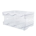 thumbnail image 2 of Stackable Water Bottle Organizer, Double Layer, Convenient Storage, Saveing Space, Plastic Transparent Wine Bottle Rack, Fridge Wine Rack, for Kitchen Cabinet Desktop, 2 of 8