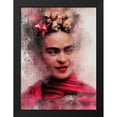 thumbnail image 2 of Stephen Chambers 25x32 Black Modern Wood Framed Wall Art Titled - Frida Kahlo Watercolor, 2 of 6