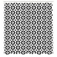 thumbnail image 3 of Ambesonne Abstract Shower Curtain, Minimalist Circles Art, 69"Wx84"L, White and Charcoal Grey, 3 of 5