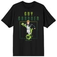 thumbnail image 5 of Superman 2025 Guy Gardner Gradient Name Text Adult Black Crew Neck Short Sleeve T-shirt-XS, 5 of 6