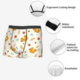 thumbnail image 5 of Wukai Squirrel Maple Leaves And Nuts Print Men’s Underwear Breathable Boxer Briefs,&nbsp;Moisture Wicking & Breathable-XX-Large, 5 of 7