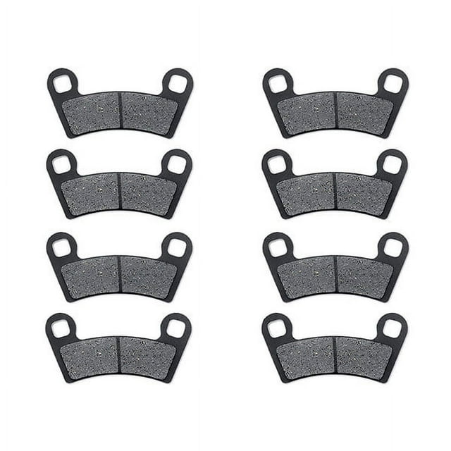 KMG Front + Rear Brake Pads Compatible with 2009-2011 Polaris 850 XP EPS Sportsman - Non-Metallic Organic NAO Brake Pads Set