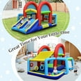 thumbnail image 4 of Gymax Kids Inflatable Bounce House Bouncer Castle w/ Double Slides Without Blower, 4 of 9