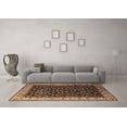 thumbnail image 3 of Ahgly Company Indoor Rectangle Oriental Brown Industrial Area Rugs, 5' x 7', 3 of 4