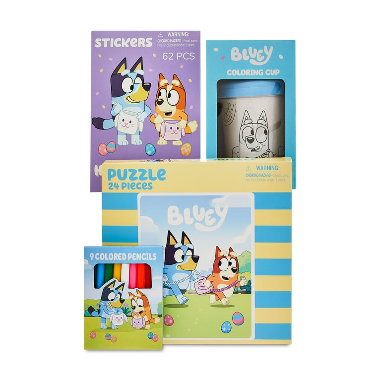 Bluey Themed Backpack Easter Ready Gift Set with Accessories