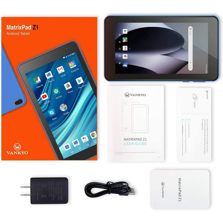 Vankyo MatrixPad Z1 7 inch Tablet, Android 8.1 Oreo Go