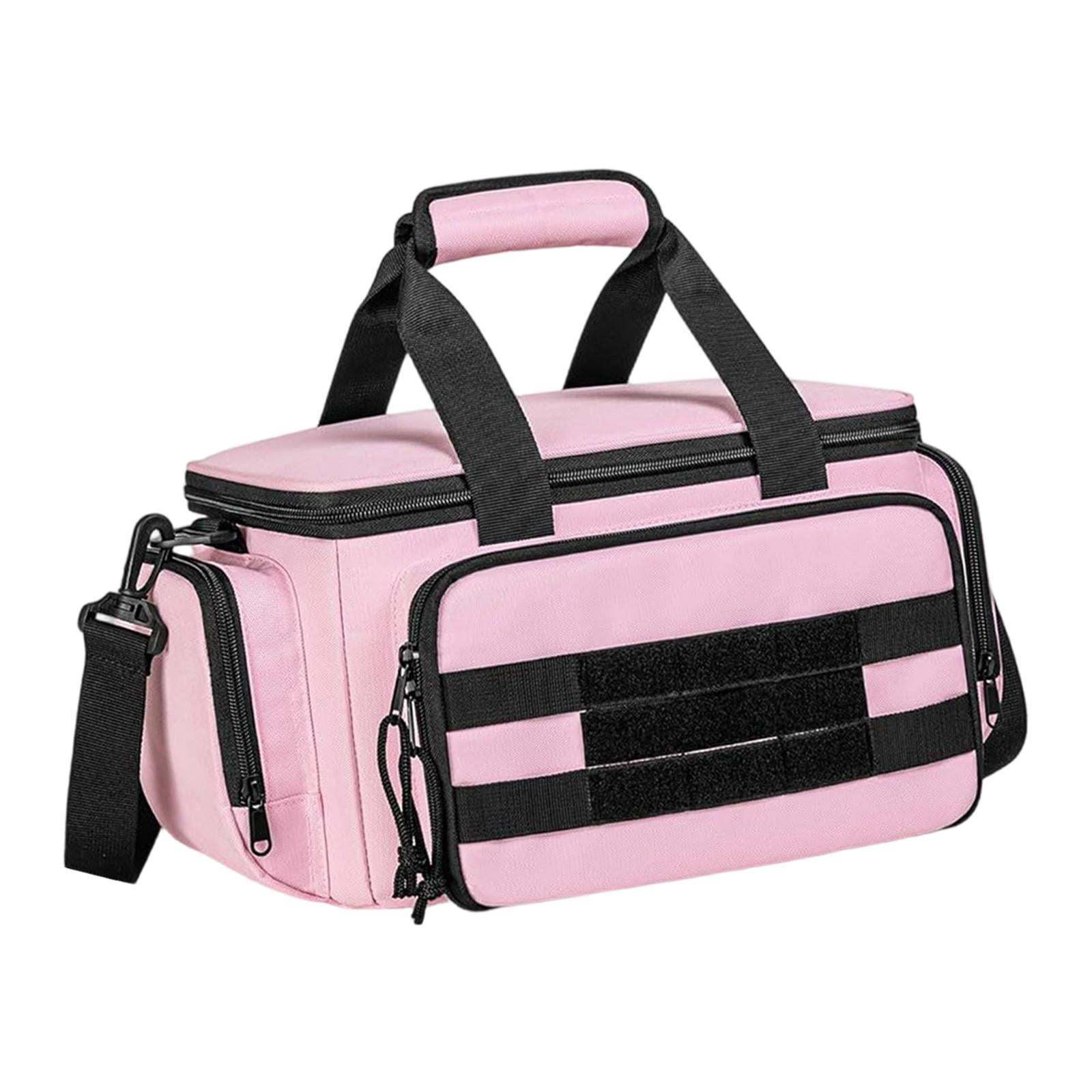 CarpNettore Pink Tool Bag for Women 13 inch Office Wide Mouth Girls Womens Tool Tote Bag