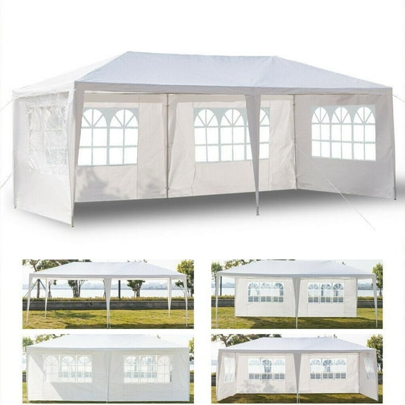 Brezey 10'x20' Outdoor Canopy Tent ā Heavy-Duty Party Wedding Gazebo Pavilion, Waterproof Event Tent for Catering, Backyard Gatherings, Weddings & Large Outdoor Occasions