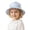 Blue, variant on Baby Bucket Hat Adjustable Lightweight Casual Wide Brim Hats Regular Fit Soft Cap for Boys & Girls Summer Headwear Purple One Size