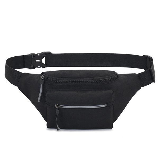 Riñonera grande para mujer, bandolera de talla grande, riñonera con bolsillos con cremallera, moderna, para viajes, senderismo y caminar, para hombre