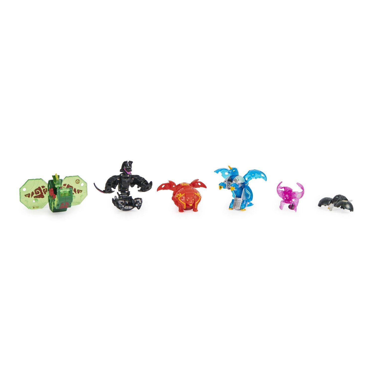 Bakugan Evolutions, Battle Strike Pack Neo Pegatrix et Sky Horse, 6 figurines articulées Bakugan, 9 cartes à collectionner et 8 BakuCores, jouets pour garçons à partir de 6 ans