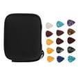 thumbnail image 4 of Guitar Pick Bag Set, Large Space Waterproof Guitar Pick Holder Case EVA And Cloth  For Storage Black, 4 of 8