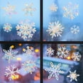 thumbnail image 5 of Boovnll Christmas Window Clings, 17Pcs Different Shapes Snowflakes Window Decor, Christmas Stickers for Winter Holiday Indoor Wall Door Glass Party Decor Supplies, Christmas Decorations, 5 of 6