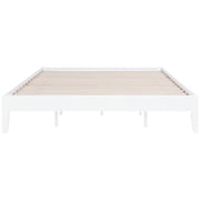Bed Frame White King Universal Platform Bed