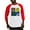 Red/White, variant on CafePress - Play Doh Characters Baseball Jersey - Cotton Baseball Jersey, 3/4 Raglan Sleeve Shirt