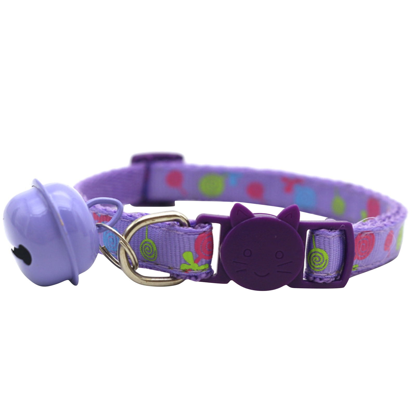 Breakaway Collar with Bell New Pet Color Cat Collar Lollipop Collar Dog