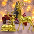 thumbnail image 6 of Kraoden Small Reindeer Sculpture Resin Christmas Reindeer Elk 2 Pcs Christmas Home Decor Statues for Living Room, Bedroom, Office Desktop, Cabinets, 6 of 9